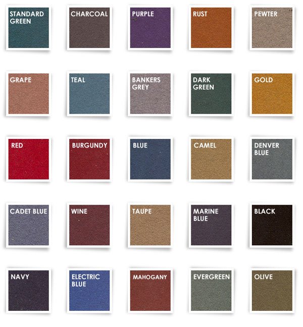 WOOL BILLIARD CLOTHS